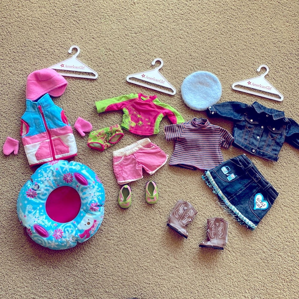 American Girl and Our Generation 18 inch doll clothes and accessories